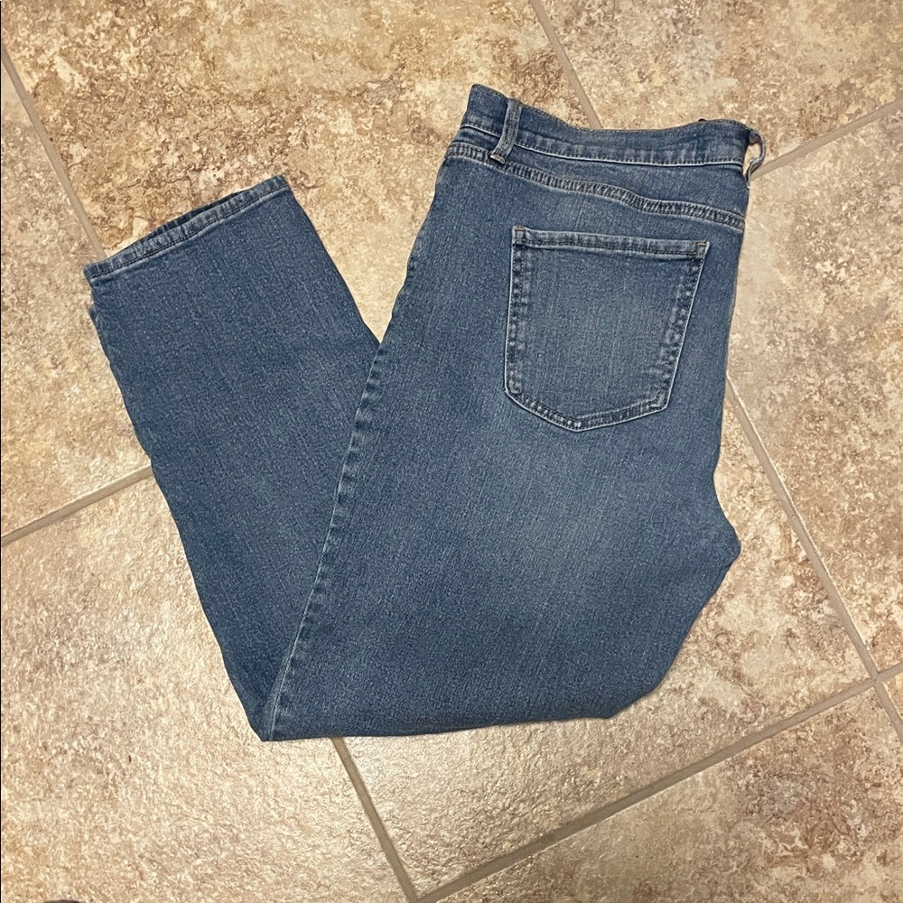 Gloria Vanderbilt Boyfriend Jeans in Medium Blue Denim